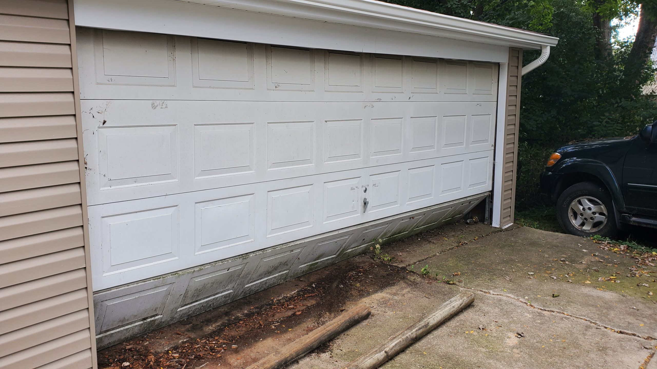 Garage Door Section Repair