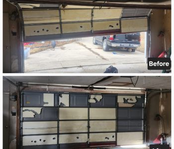Garage door repair services - off track repair